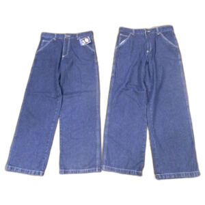 Dickies Boys Utility Blue Jeans Pants Size 18 NWT Lot of 2